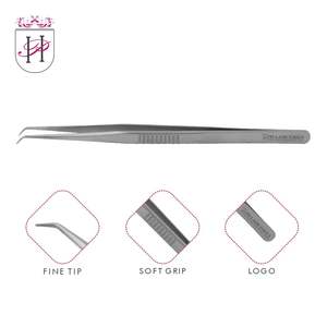 Stainless Steel Eyelash Extension Tweezer 6mm 75deg Volume Slim Straight Private Label, Heavy Duty Eyelash Tweezer - Product Image 6