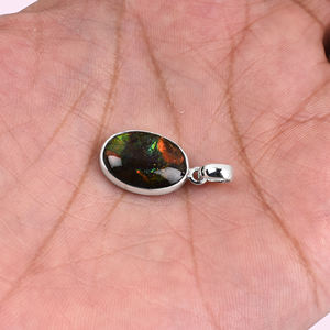 Ammolita piedra preciosa Natural de calidad superior de natural de piedras preciosas de plata - Product Image 2