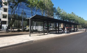 Kiosco de Parada de Autobús de Doble Cara con Forma Personalizada, Rectangular, para Publicidad Exterior, con Marco de Aluminio y Metal, con Caja de Luz LED, PARYA ONE - Product Image 2