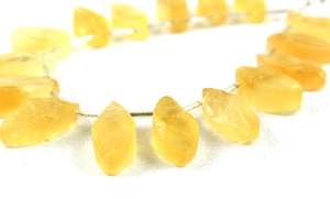 Pierre précieuse Citrine naturelle en forme de Marquise, brute, non traitée, pierre de naissance de novembre, vente en gros, 16 pièces - Product Image 2