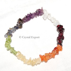 Supplier of Chakra Chips <b>Bracelets</b> : Chakra Chips <b>Bracelets</b> for Sale - Product Image 1