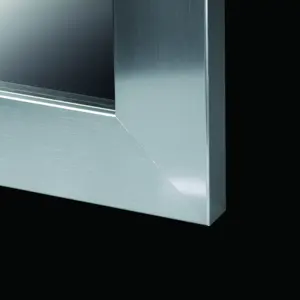 Aletsiz menteşe sabitleme mutfak dolabı alüminyum çerçeve kapı
