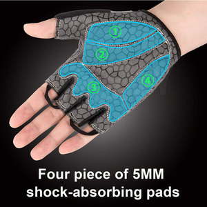 Venta al por mayor guantes transpirables de medio dedo para conducir ciclismo escalada - Product Image 3