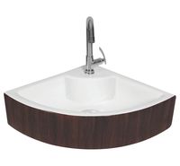 Nouvellement lancé Design espagnol Style moderne 8065 Table Top bassin Offre Spéciale une pièce en céramique sanitaire 420x420x120mm pour les maisons