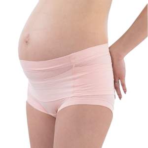 Sous-vêtements de maternité respirants sans couture de haute qualité Logo personnalisé taille haute accouchement gratuit culotte de soins pelviens culotte en coton - Product Image 1