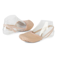 Cómodos zapatos de baile de cuero y lona con forro de algodón Producto Premium para bailarines