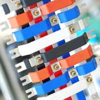 Boîtier de distribution électrique EST de qualité supérieure, en cuivre pur, méthode de fixation sur rail, Lego DIY