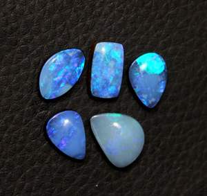 Cabujones de ópalo australiano Natural, forma mixta de ópalo de 13 a 16x11mm x 9mm, piedras preciosas - Product Image 6