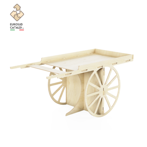 Incredibile espositore a mano in legno EUROSUD CATALDI Made in Italy in betulla altezza 187 cm per negozi e supermercati. - Product Image 1