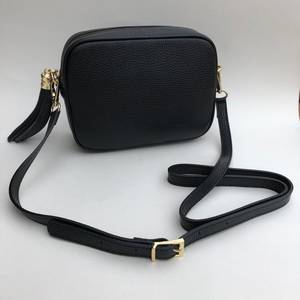 Leather Cross Body Bag | Darker ColoursHandmade Collection - Product Image 1