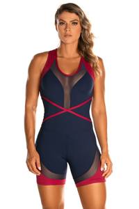 Mono Deportivo de Verano para Mujer, Cuello en V, Traje de Yoga Corto para Mujer - Product Image 4