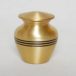 Solid Brass Cremation Urn <b>for</b> Green Printed Color Customized Size and Cheap Price Crenation Urns <b>for</b> Human <b>Ashes</b> - Product Image 2