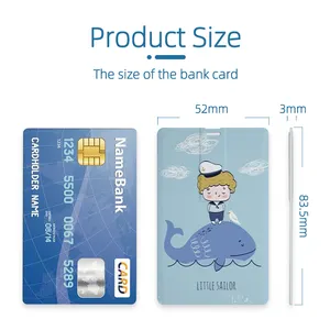 Usb Card USB Credit Card 2.0 3.0 Pendrive 1GB 2GB 4GB 8GB 16GB 32GB 64GB 128GB Memorias Cle Memory Stick Business Card Usb Flash Drive