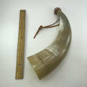 Poudre corne laiton pointe maison décorative Viking corne à boire tasse avec polonais médiéval corne tasse - Product Image 6