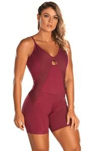 Mono Deportivo de Verano para Mujer, Cuello en V, Traje de Yoga Corto para Mujer - Product Image 2