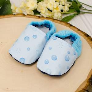 Newborn-Baby-<b>Slippers</b>-Custom-Wholesale-Cotton FBA manufacturer wholesale newborn organic cotton baby booties - Product Image 1