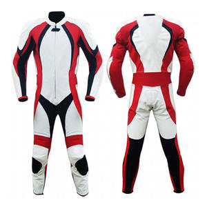 Vêtements de sport de motard pour hommes de haute qualité conçus sur mesure confortable en cuir véritable combinaison de sécurité de moto coupe-vent respirant - Product Image 2