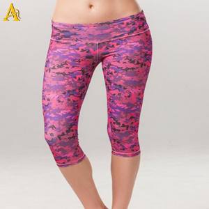 Alta calidad 82% Nylon 18% Yoga deporte tela transpirable texturizado Skinny Leggings Casual invierno pantalones-venta al por mayor - Product Image 2