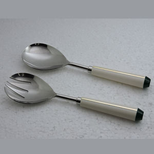 Serveur à salade en acier inoxydable écologique de haute qualité en vente en gros accessoires de cuisine gadgets de cuisine - Product Image 3