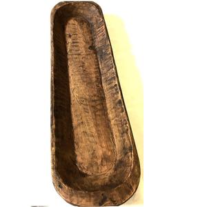 Cuenco de masa de madera de Acacia para servir, hecho a mano Natural, decoración clásica de madera para el hogar, artesanías para uso en la cocina - Product Image 2