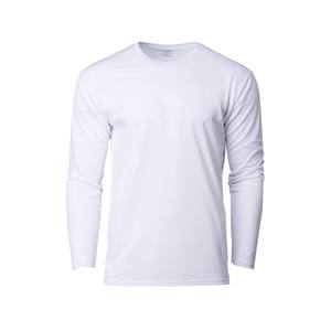 <b>White</b> 100% Cotton <b>Long</b> <b>Sleeve</b> O Neck T <b>Shirt</b> <b>for</b> <b>Men</b> Custom Design Wholesale Price Heavy Cotton Print from Bangladesh - Product Image 4