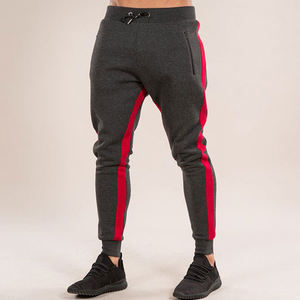 Pantalon de survêtement de gym élastique à taille haute pour hommes pantalon de jogging en coton pour l'entraînement pantalon de survêtement foncé à la mode pour le travail musculaire teint uni - Product Image 4