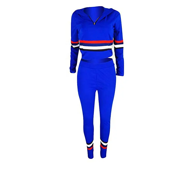 Two pieces Gym work slimming womens pant boiler training joggers custom women jump racing sport yoga sweat body track suit