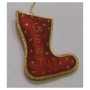 Handicrafts Gateway Christmas Hanging Ornament Stocking Shape - Product Image 1