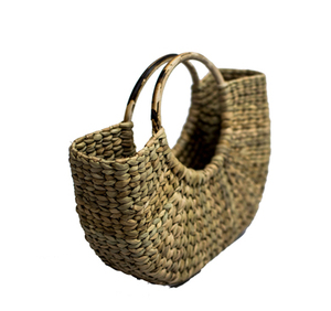 Sac avec pompon rond en rotin, pour femmes, livraison gratuite - Product Image 2