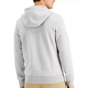 Sweat à capuche zippé pour hommes 100% coton de haute qualité sweat-shirt imprimé personnalisable pour l'hiver - Product Image 4