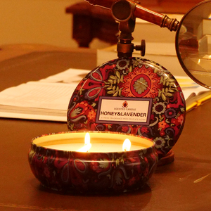 Velas aromáticas artesanales de alta calidad, Logo personalizado, a granel, de lata, de lujo, etiqueta privada personalizada, regalos - Product Image 4