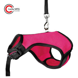 Rompi jaring antilembap, kain nilon, dapat disesuaikan, <span class=keywords><strong>harness</strong></span> kelinci dan tali untuk anak kucing kecil, hewan peliharaan, kelinci Belanda, kelinci berjalan - Product Image 5