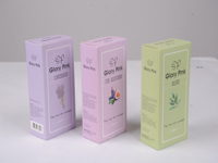 Boîte auto-élevante en carton pour emballage cosmétique avec logo personnalisé, pelliculage mat, impression offset, gaufrage, recyclable, taille personnalisée, crème pour le visage