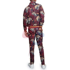 USA <b>Men's</b> Side Stripe Zipper <b>Jacket</b> Drawstring Waistband Tracksuit Supplier - Product Image 5