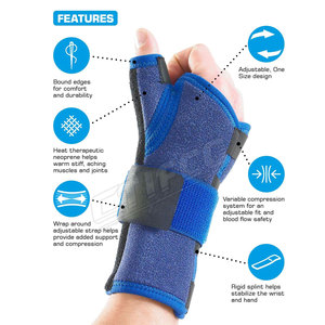 สายรัดข้อมือนีโอพรีนสำหรับออกกำลังกาย - Product Image 3