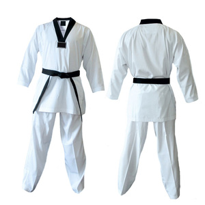 Venta al por mayor mejor diseño artes marciales Karate Taekwondo uniformes trajes con logotipo personalizado - Product Image 1