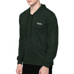 Men Outdoor Fitness Sport Hoodie Activewear Long Sleeve Gym Hoodie Design Your Own Men Fitness Hoodie - Product Image 2