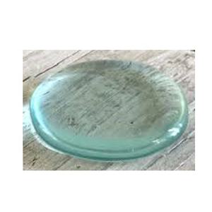 Crystal Thumb Aqua Obsidian Curación natural 35x45.mm Worry Pocket Stone Crystal Thumb Gemstone Crystal Masaje Chakra Mayorista - Product Image 3