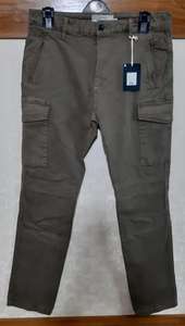 เสื้อผ้าแบรนด์ดัง ผ้าอ็อกซ์ฟอร์ด ย้อมสี ทรงตรง 6 กระเป๋า สำหรับผู้ชาย สไตล์ลำลอง เป็นมิตรกับสิ่งแวดล้อม ชิโน่ คาร์โก้ คอมแบท เวิร์ค - Product Image 2