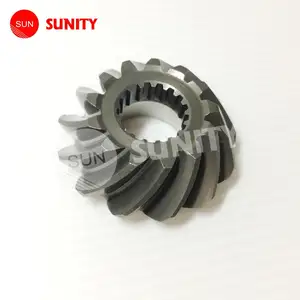 Taiwan Sunity Hoge Precisie Metalen Stalen Buitenboordmotor Onderdelen Tandwiel Rondsel 6j9-45551 M3.62 28T Rh Pak 14T 28T Voor Yamaha Motoren