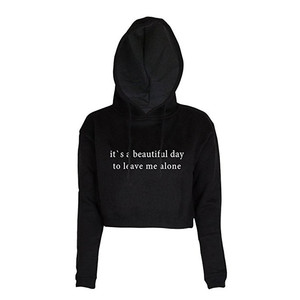 Sudaderas con capucha para mujer, top corto de alta calidad con diseño personalizado, novedad - Product Image 4