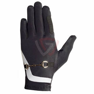 Gants d'équitation respirants et antidérapants, 2 pièces, de bonne qualité, gants d'équitation durables, doigt complet, pour enfants - Product Image 2