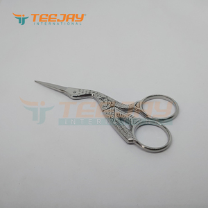 Xiaomi — ciseaux professionnelles de coupe pour sourcils, cils en forme d'oiseau, argent, nouveau Style, broderie de coupe - Product Image 3