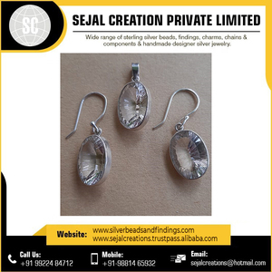 Wholesale 925 <b>Silver</b> Earrings Wholesale 925 Sterling <b>Silver</b> Earring Gemstone Earring Manufacture From India - Product Image 5