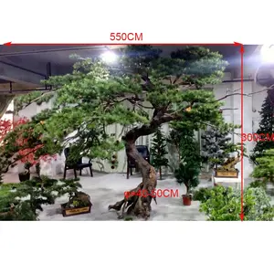 Toptan özelleştirilmiş 300cm yükseklik özel şekil büyük yapay bahçe çam ağacı, kapalı çam ağacı yapay satılık