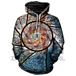 Sudaderas con capucha de manga larga de diseño personalizado de la mejor calidad Material 100% sudaderas con capucha de sublimación de poliéster - Product Image 1