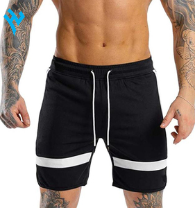 2025 nouveau Style de luxe couleur unie impression de haute qualité vêtements de sport pantalon de bain quantité minimale de commande bas pour hommes court - Product Image 5