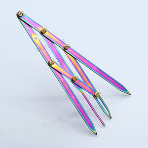 Herramienta de belleza de acero inoxidable para medir cejas - Product Image 6