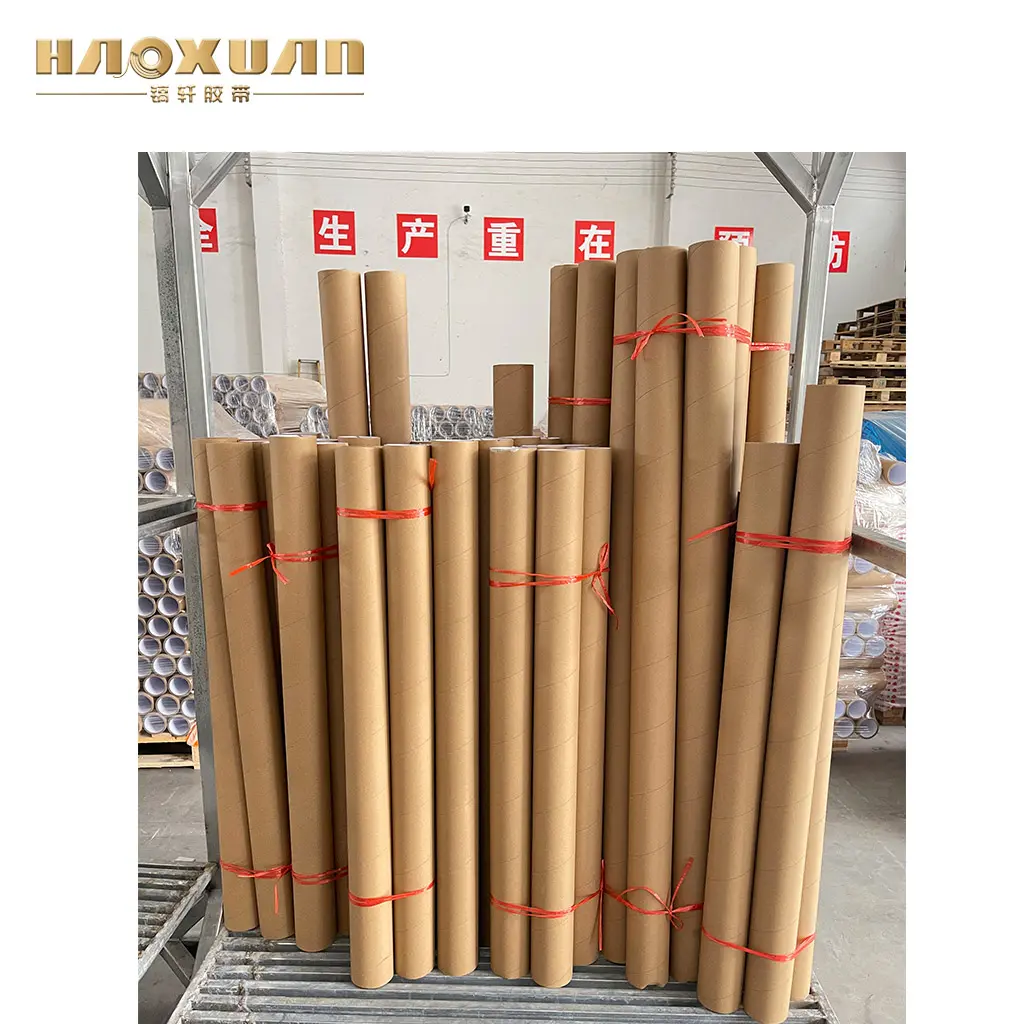 Quality Assurance Round Cardboard Tube Paper Tube Packaging Roll Core For Mailing With Plastic