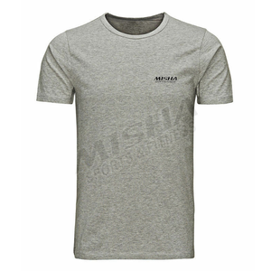 T-shirt uni en polyester et élasthanne pour homme, à manches courtes, col rond, personnalisable avec logo, 200g/220g, séchage rapide, respirant - Product Image 4